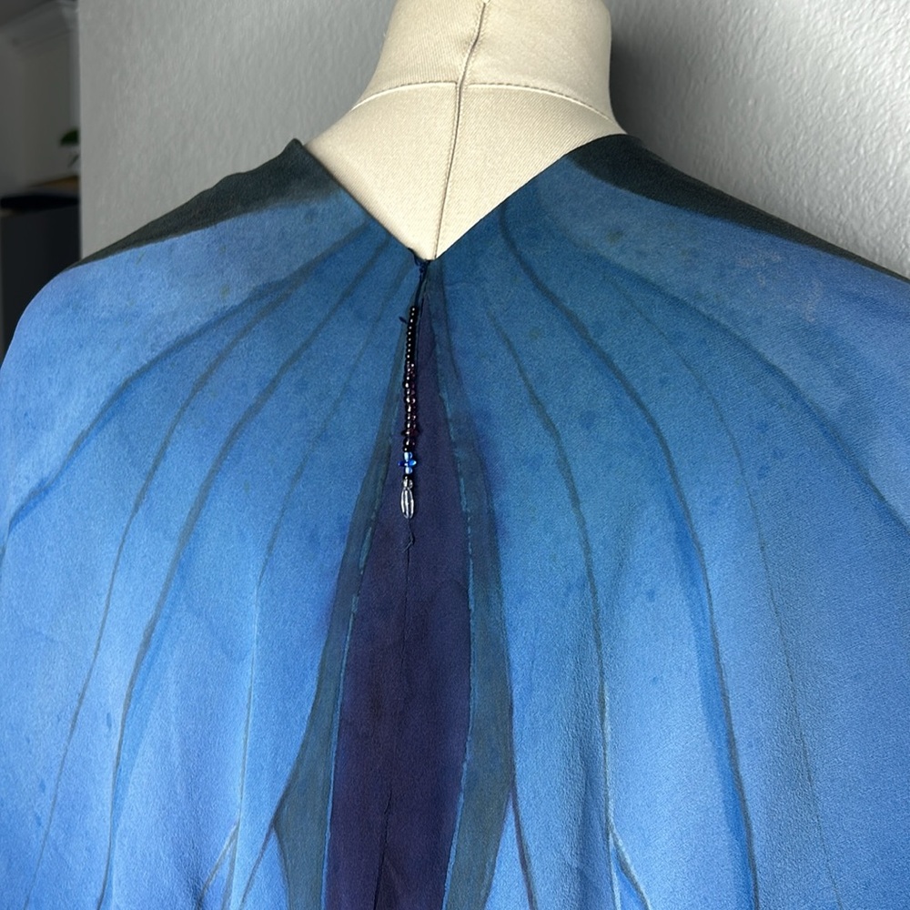 Multicolored Layered Butterfly Cape - Picture 9 of 12